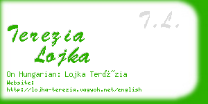 terezia lojka business card